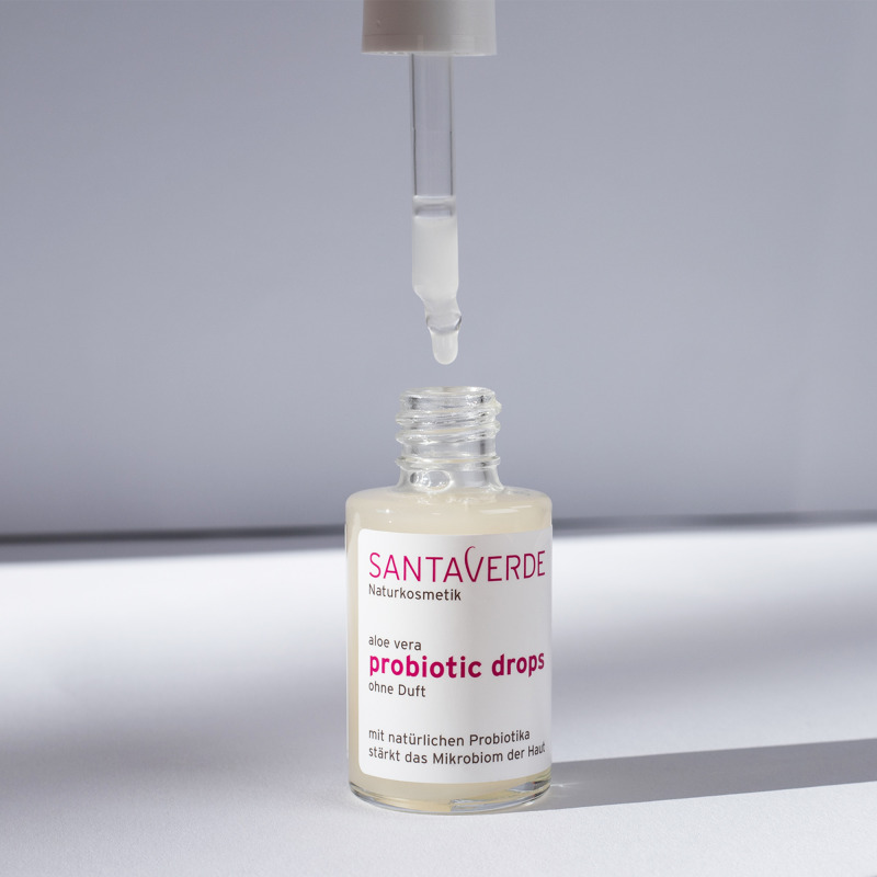 Santaverde Gouttes probiotiques sans parfum BIO - flacon verre pipette 30 ml