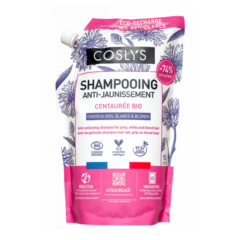 Recharge shampooing anti-jaunissement - Coslys
