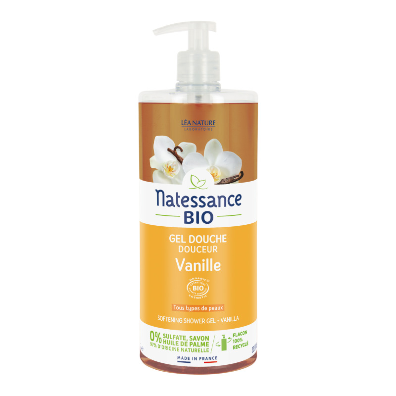 Shampooing douche vanille fraise enfant - Natessance