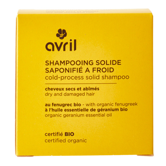 Shampooing solide saponifié à froid cheveux secs et abîmés