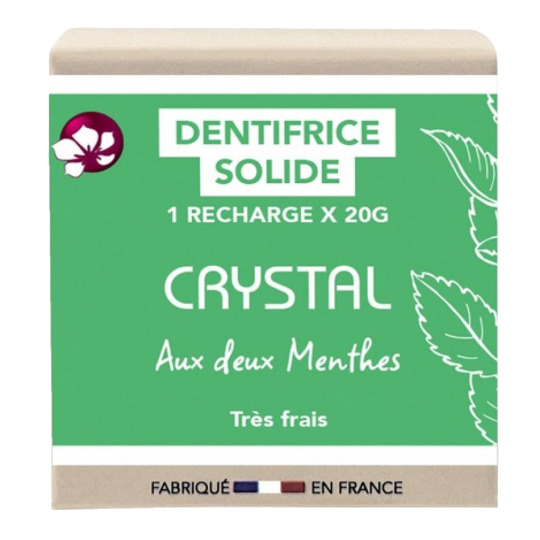 Recharge dentifrice crystal