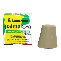 Déodorant solide à l'huile essentielle de palmarosa