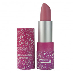 Baume à lèvres teinté rose léger framboise