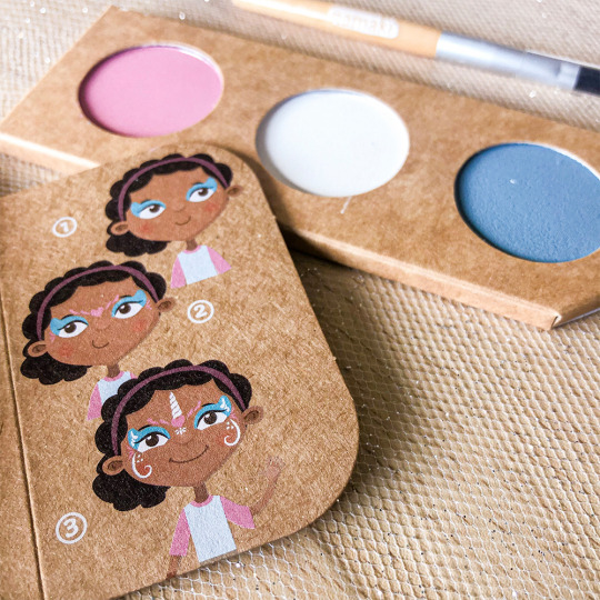 Maquillage enfant biologique lavable, boîte de palette de maquillage idéal  pour enfants, cadeau de maquillage de princesse fille, très sui