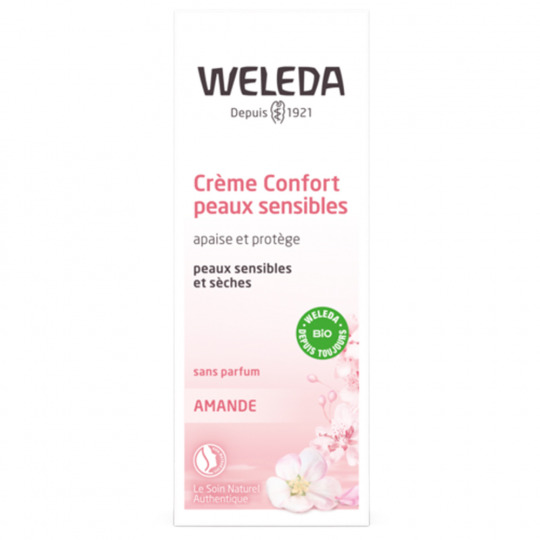 Crème confort peaux sensibles à l'amande pack