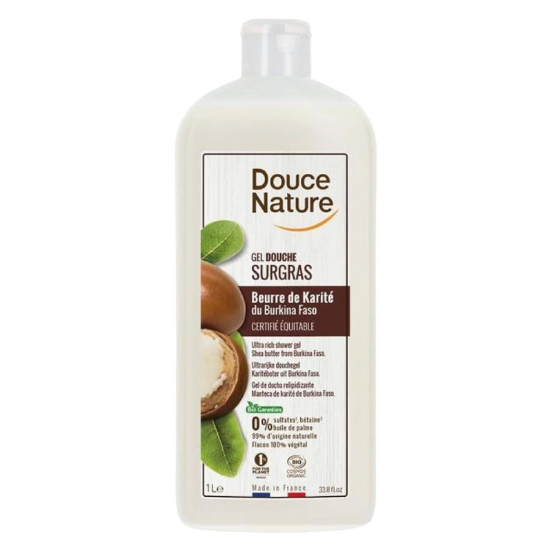 Crème Douche Surgras Amande Douce Bio - NATESSANCE