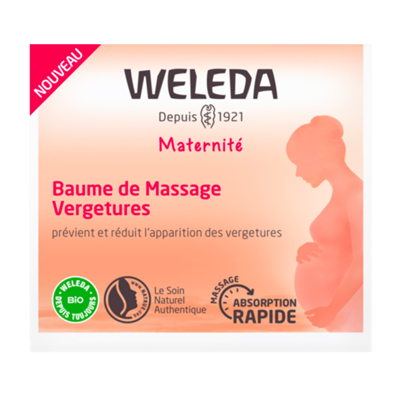 Baume de massage vergetures - Weleda
