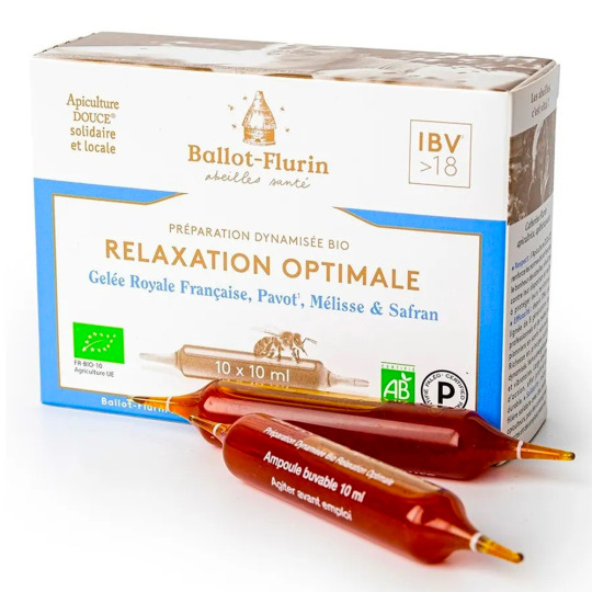 Ampoules relaxation optimale gelée royale