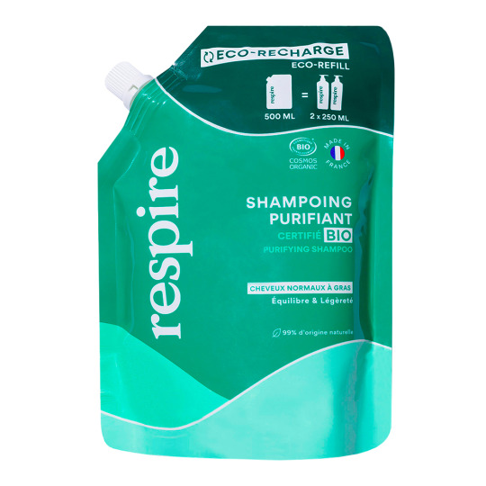 Eco recharge shampooing purifiant Respire