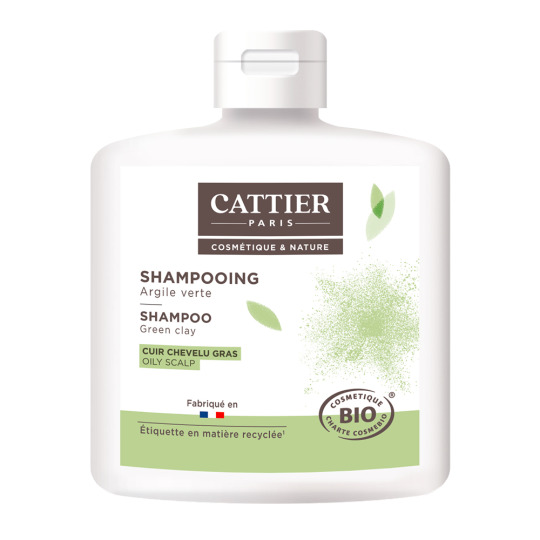 Shampooing cheveux gras à l'argile verte