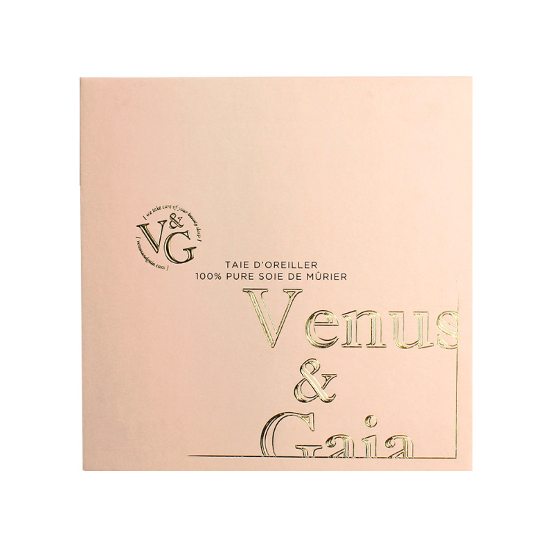 Taie d'oreiller en soie - format rectangle - Venus & Gaia