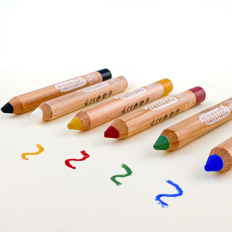 Crayon de maquillage 6 couleurs • Arc-en-ciel - Namaki Cosmetics