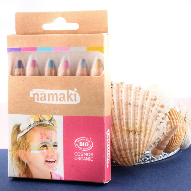 Crayon de maquillage 6 couleurs • Vie Sauvage - Namaki Cosmetics